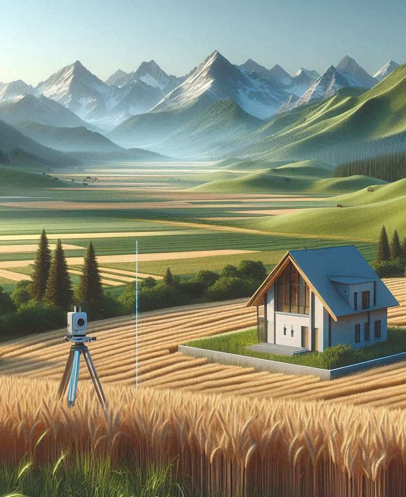 geodesy - obrázok generovaný copilotom